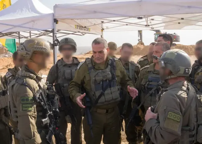 IDF Chief Says ‘Yellow Line’ in Gaza Is a ‘New Border’