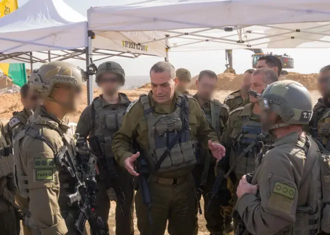 IDF Chief Says ‘Yellow Line’ in Gaza Is a ‘New Border’