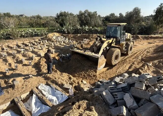 inside Gaza’s effort to retrieve and bury its dead