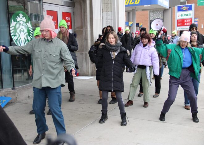 Starbucks Union Keeps it Dancing on the Picket Line