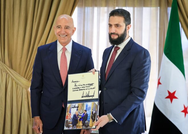 Trump Sends Handwritten Letter To Syria’s Al-Qaeda Leader Turned President