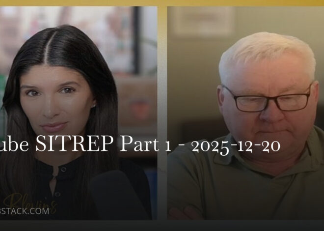 YouTube SITREP Part 1 – 2025-12-20