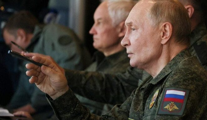 Putin Again Signals Defiance While Invoking War with Europe