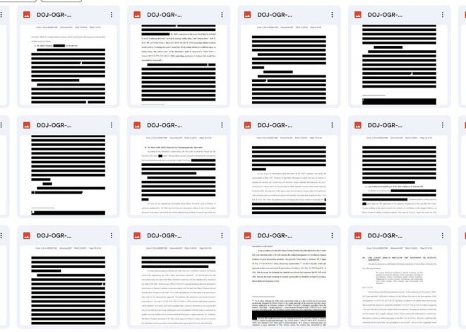 DoJ proves Trump is not a paedo by redacting 90% of Epstein files