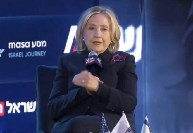 Hillary Clinton Blames ‘Pure Propaganda’ on Social Media for Youths’ Views on Israel