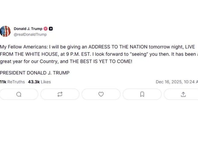 Trump Address To The Nation; My Guess