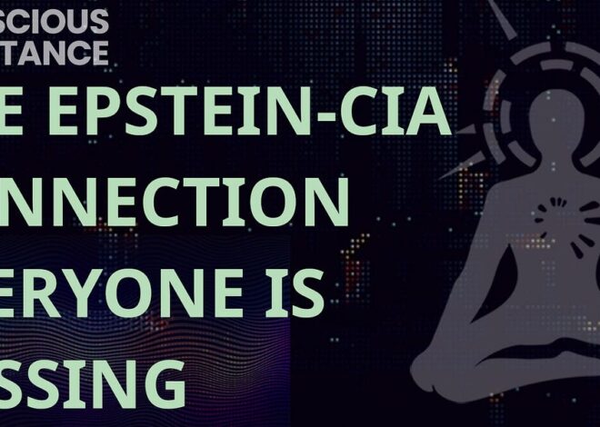 The Epstein-CIA Connection Everyone Is Ignoring