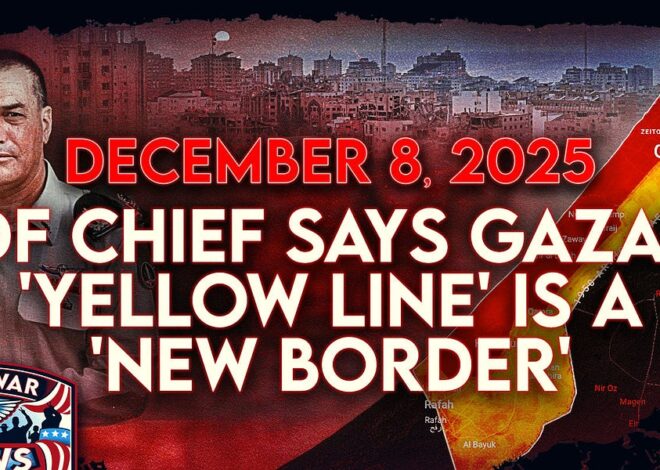 Antiwar News for 12/8/25: IDF Chief Says Gaza's 'Yellow Line' Is a 'New Border,' US Bombs Somalia 7 More Times, and More