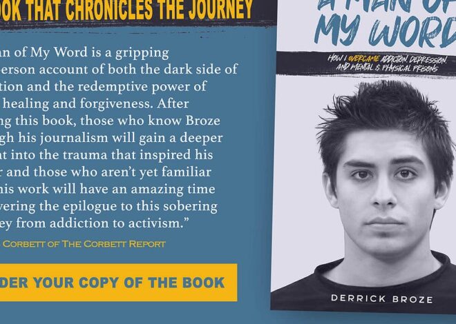 Derrick Broze Announces His New Memoir "A Man of My Word"!
