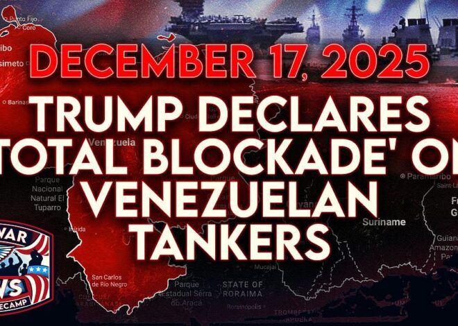 Antiwar News for 12/17/25: Trump Declares 'Total Blockade' on Venezuelan Tankers, Potential US Base in Israel, and More