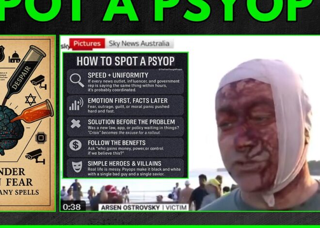 How To Spot a Psyop
