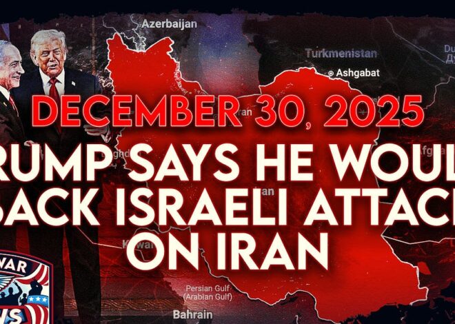 Antiwar News for 12/30/25: Trump To Back Israeli Attack on Iran, Report Claims CIA Conducted Venezuela Drone Strike, and More