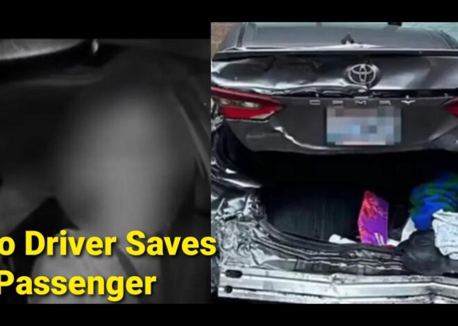 Dashcam Horror: LYFT Driver Saves Woman From Husband Repeatedly RAMMING Car in High-Speed Attack!