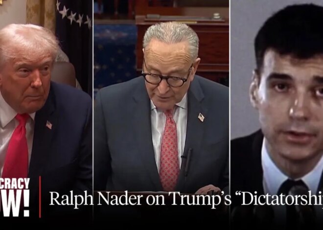 Ralph Nader on Trump’s ‘Entrenching Dictatorship,’ Reclaiming Congress, and the Fight Against Big Money