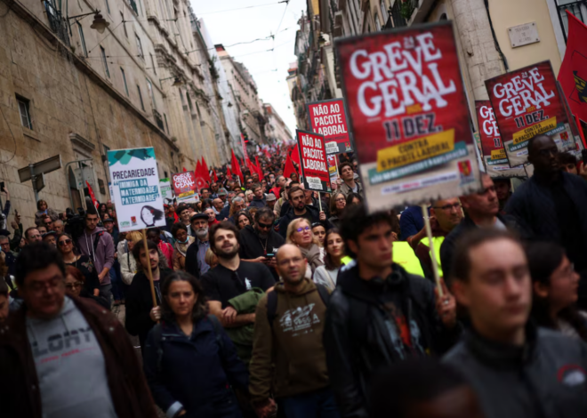 In Photos: Workers in Portugal Stage General Strike to Protest Reactionary Labor Reforms