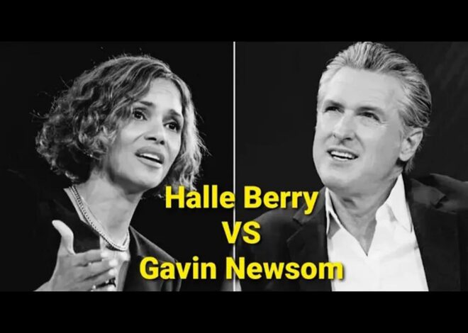 Halle Berry Just OBLITERATED Gavin Newsom in Viral Takedown – You Won't Believe What She Said!