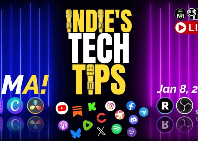 Substack Age Verification – Rumble Subscriptions – Multistreaming – Indie’s Tech Tips LIVE! 01-08-26