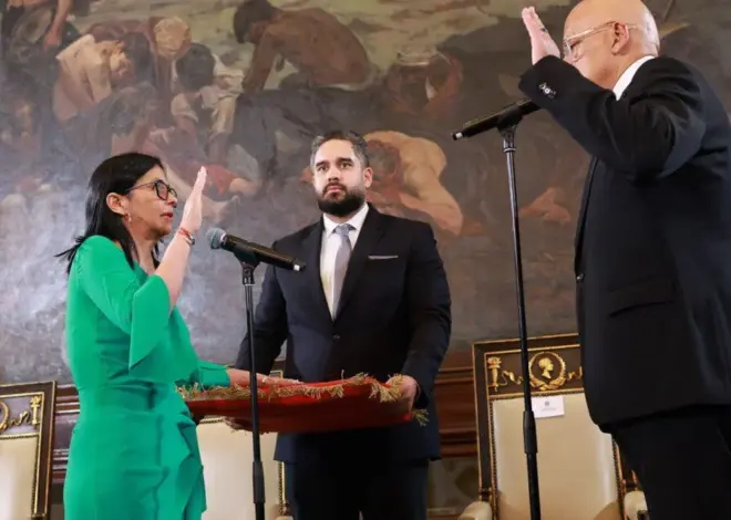 Delcy Rodríguez Swears To Uphold Sovereignty of the Nation as Acting President of Venezuela