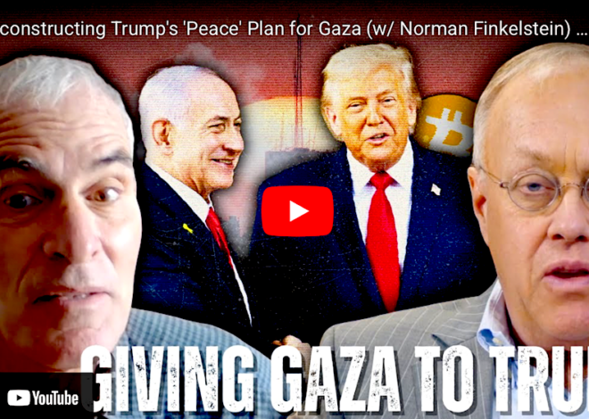 Trump’s Gaza ‘Peace’ Plan – Consortium News