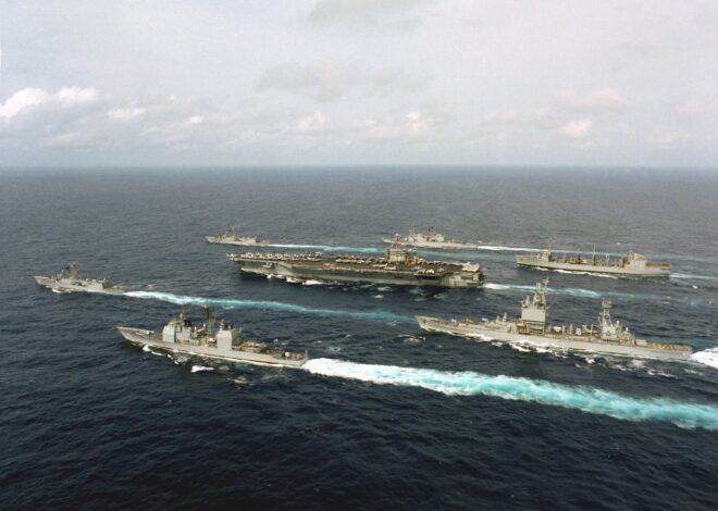 USS Abraham Lincoln Aircraft Carrier Strike Group Arrives in the Middle East