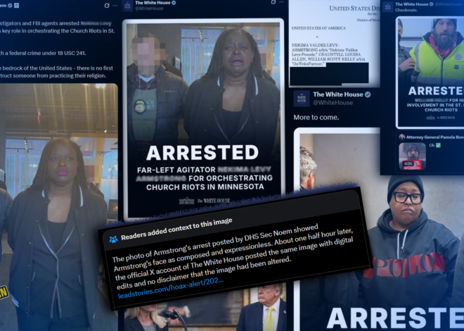 White House Generates Racist AI Image After ‘Politically Motivated’ Arrest of Activists Over Church Protest