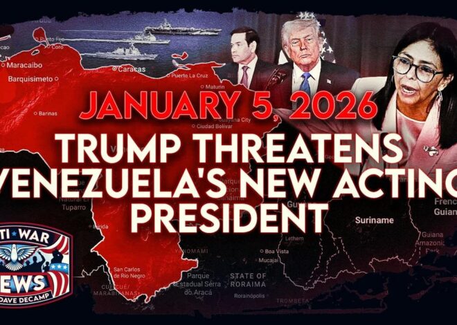 Trump Threatens Venezuela's New Acting President, IDF Kills Three Palestinians in Gaza, and More