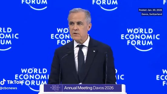 Mark Carney’s Watershed Davos Speech Signals Elite Schism