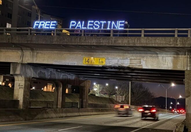 North Carolina Veterans Stage Solidarity Action for Palestinians