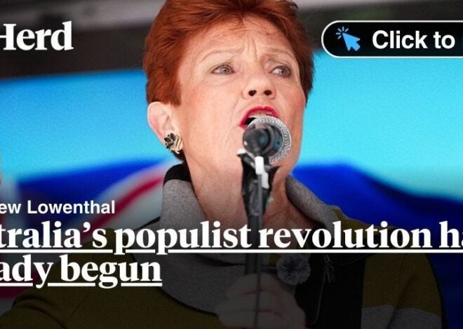 The populist vibe shift makes landfall in Australia