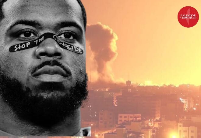 NFL Fines Azeez Al-Shaair for ‘Stop the Genocide’ Message on Eye Black Strip