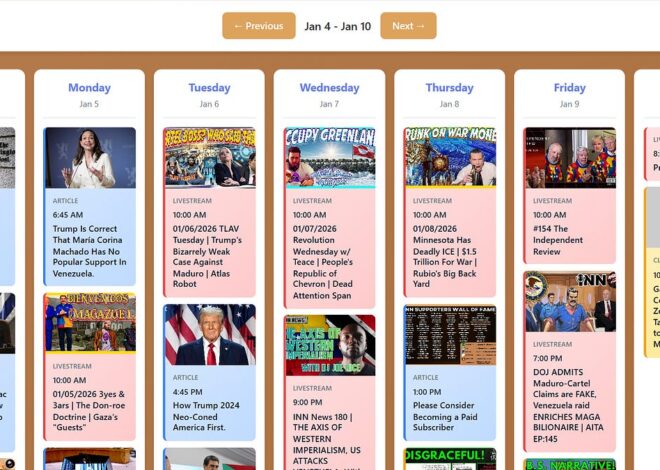 INN This Week 1/4 – 1/10/26 @GetIndieNews @IndLeftNews @AngelJRivera08 @TheIndReview @AMWakeup @SnowHimbo @ReefBreland @ogbonna_Collin @The_Dissident30 @SlowNewsDayShow @IndieMediaToday @IN_Now_Live