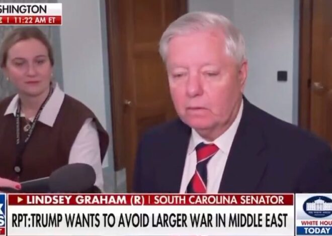 Lindsey Graham Looks HEARTBROKEN About Iran