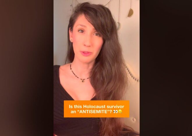 Is this Holocaust survivor an ANTISEMITE?!