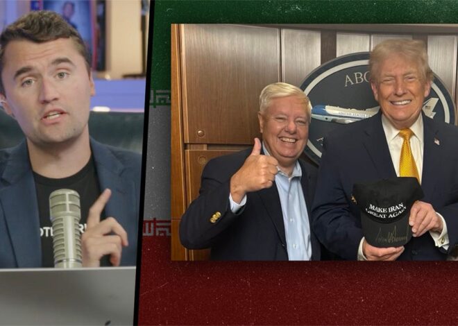 Charlie Kirk Denounces Lindsey Graham’s ‘Insane’ Calls for Iran Regime Change in Resurfaced Video