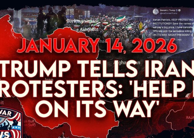 Antiwar News for 1/14/26: Trump Tells Iran Protesters: 'Help Is on Its Way,' Senate To Vote on Venezuela War Powers, and More