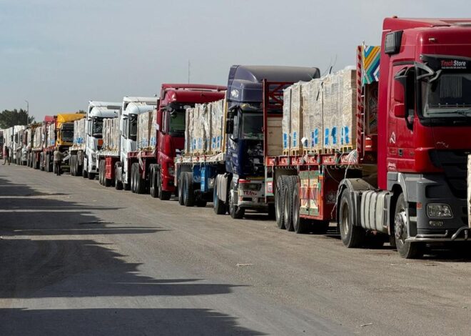 IDF Proposes Limiting Aid Deliveries to Gaza to 200 Trucks Per Day