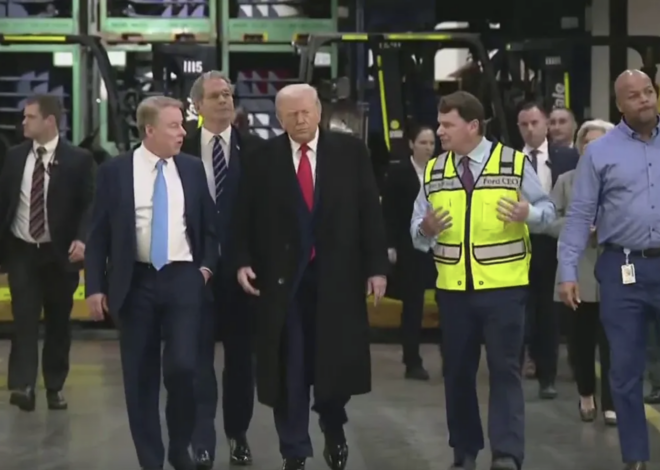 Protesters Confront Trump in Detroit