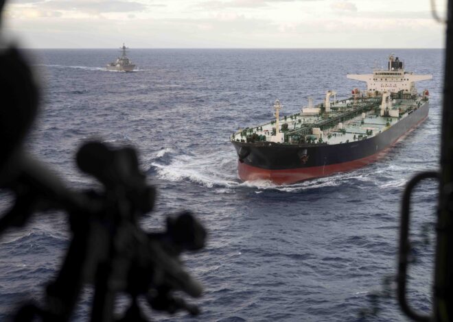 US Forces Board Oil Tanker in the Indian Ocean That Was Chased from the Caribbean