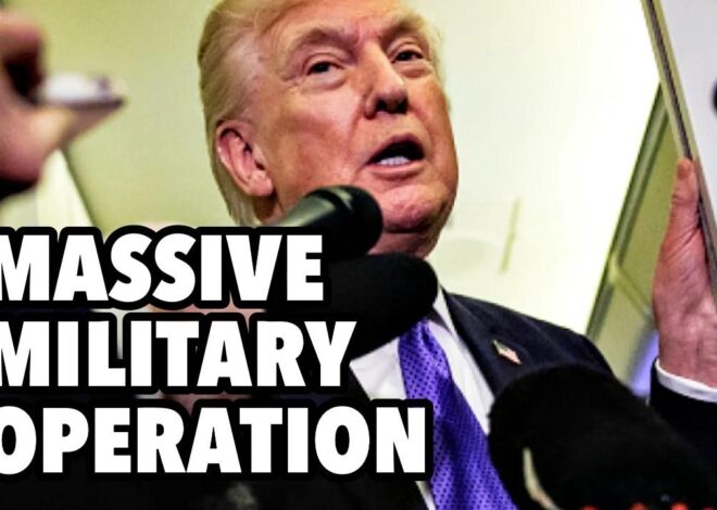 US massive military build up for regime change