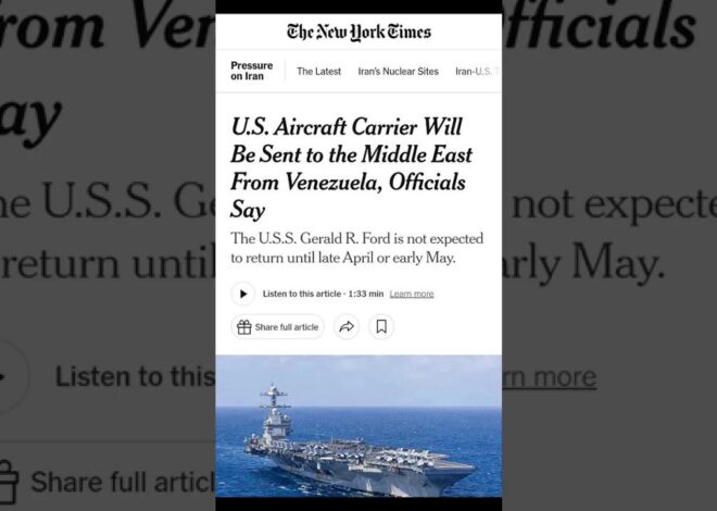 🇺🇸🇮🇷🇷🇺🇨🇳 US Continues Global War On Multipolarism, No "Retreat" to the West

NYT reports carrier gro