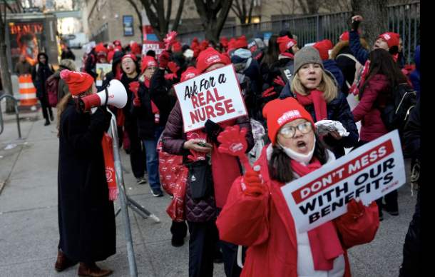 NY Gov. Hochul Ducks Nurses Strike After Hospital Industry Donates $2 Million to NY Dems