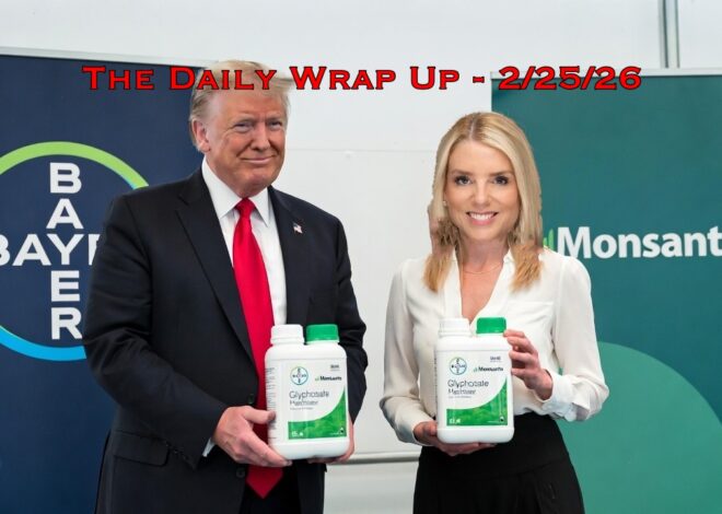 Pam Bondi’s DOJ Seeks Bayer/Monsanto Glyphosate Immunity & Trump’s Looming Attack On Iran For Israel