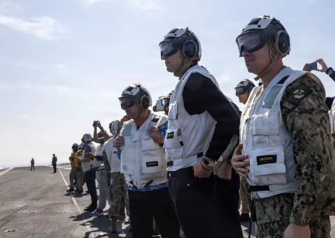 Witkoff and Kushner Visit US Aircraft Carrier in Arabian Sea After Iran Talks in Oman