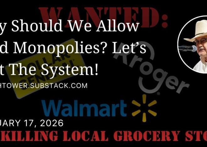 Why Should We Allow Food Monopolies? Let’s Bust The System!