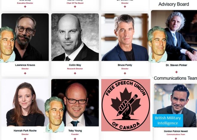 Three Epstein Associates and ex UK Military Intelligence are protecting Free Speech in Canada? Sketchy.