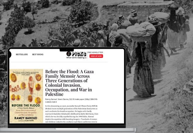 Publishers Weekly Highlights ‘Before the Flood’ as Record of Palestinian Historical Memory