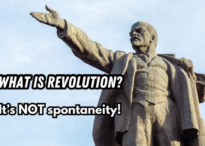 What is Revolution? It’s Planned & Channeled Rage, NOT Spontaneity