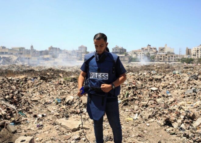 Palestinian journalists reported independently under siege; Western media failed to centre them