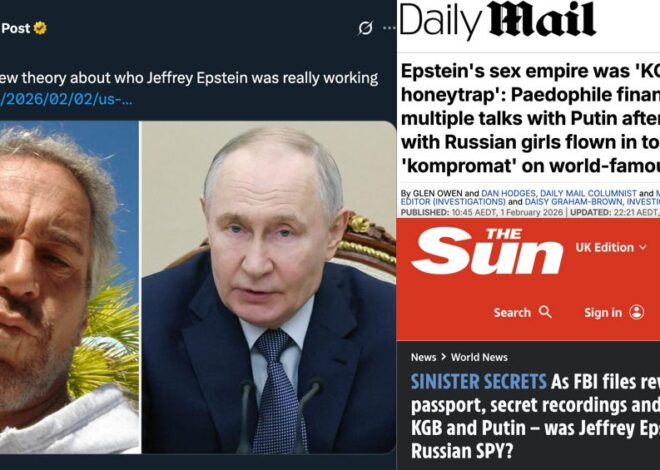 The Western Press Are Trying To Spin Epstein As A RUSSIAN Agent