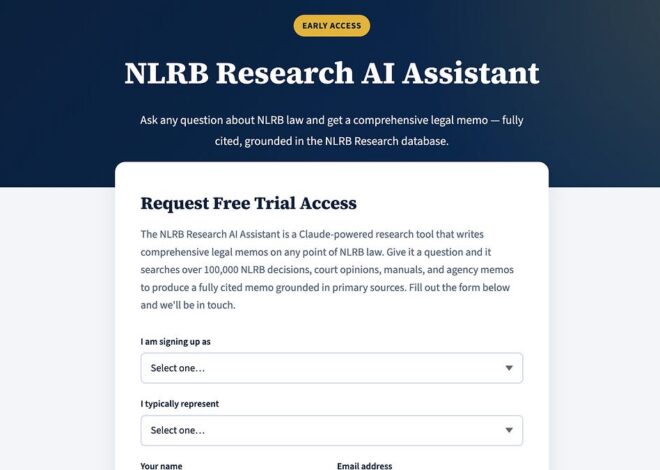 This AI Assistant Will Write a Memo About Any NLRA/NLRB Topic (Free Trial)